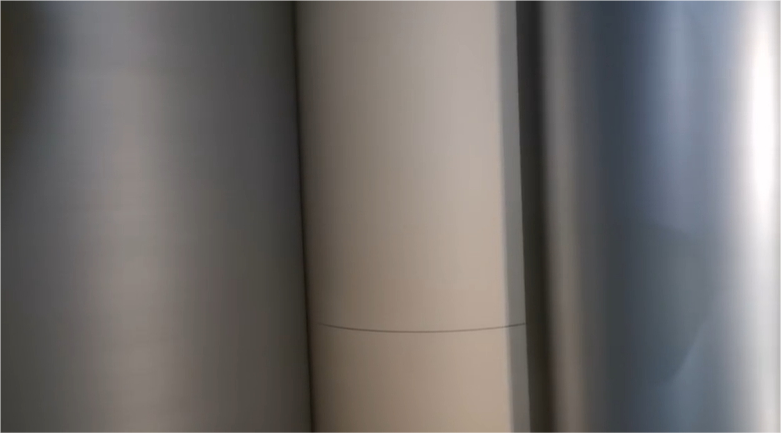 江西瑞峰分切部弧形輥改造